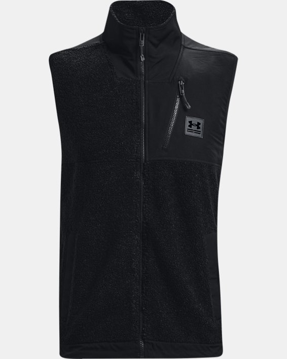 Men's UA Mission Vest, Black, pdpMainDesktop image number 6
